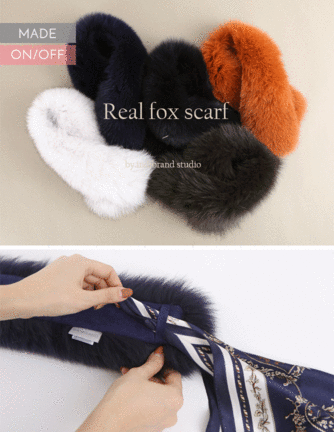 saga fox scarf