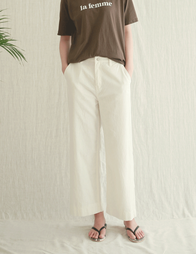 [SALE]luxe cotton pants