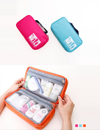 [Rainbow Airlines] Smart System Travel Bag - Toiletries(mini) (3col)