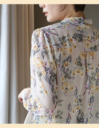 joan flower blouse